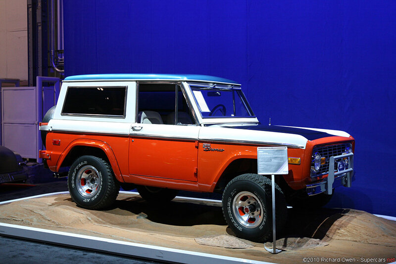 Orange and White Suv