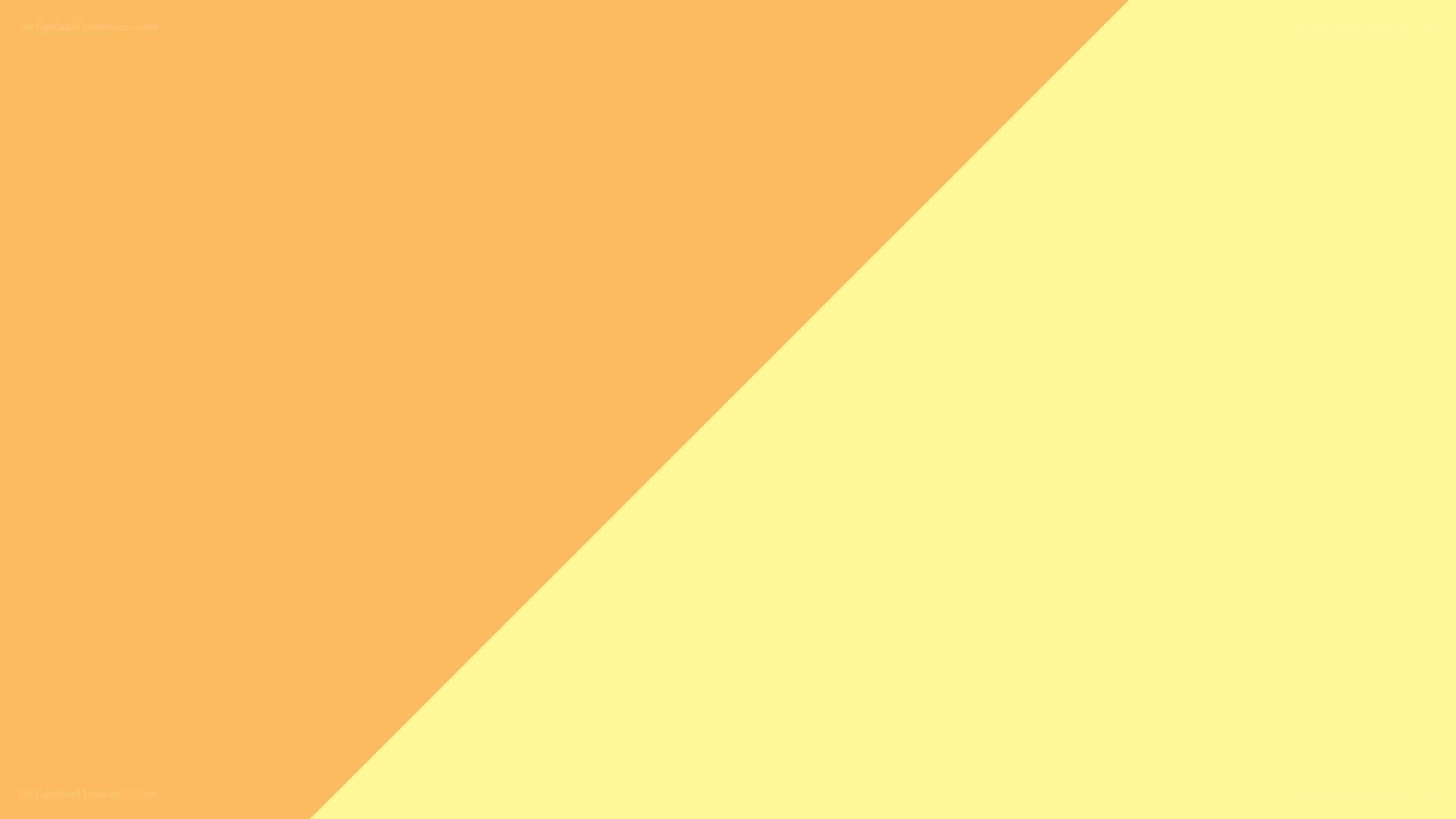 orange and yellow diagonal split