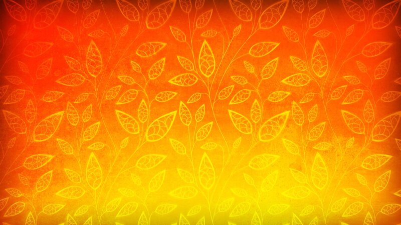 orange and yellow leaf pattern