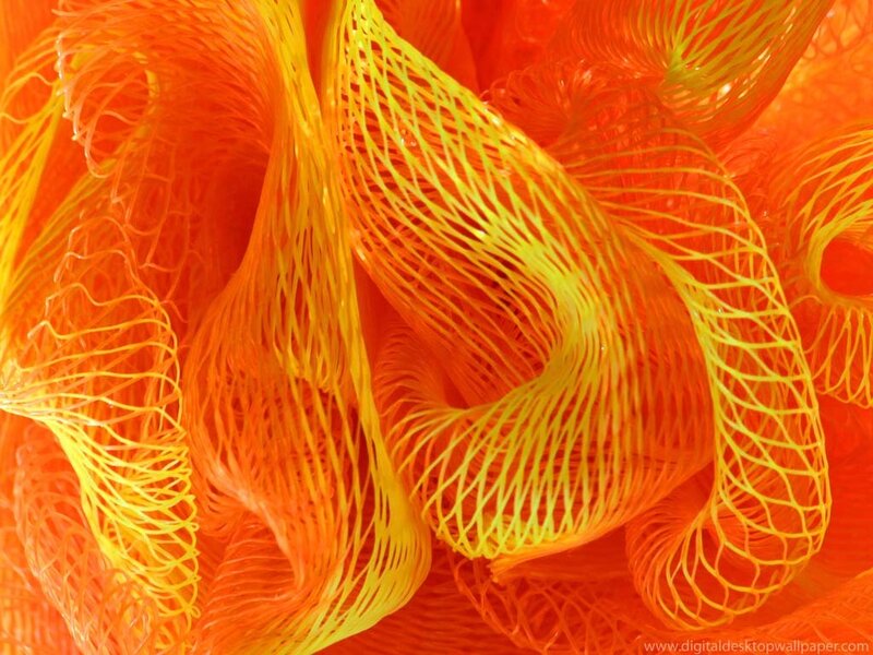 Orange and yellow mesh texture