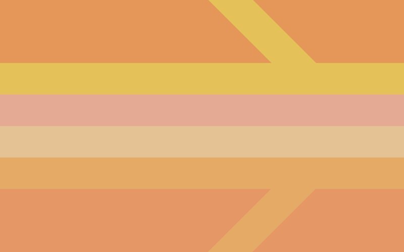 orange and yellow striped flag
