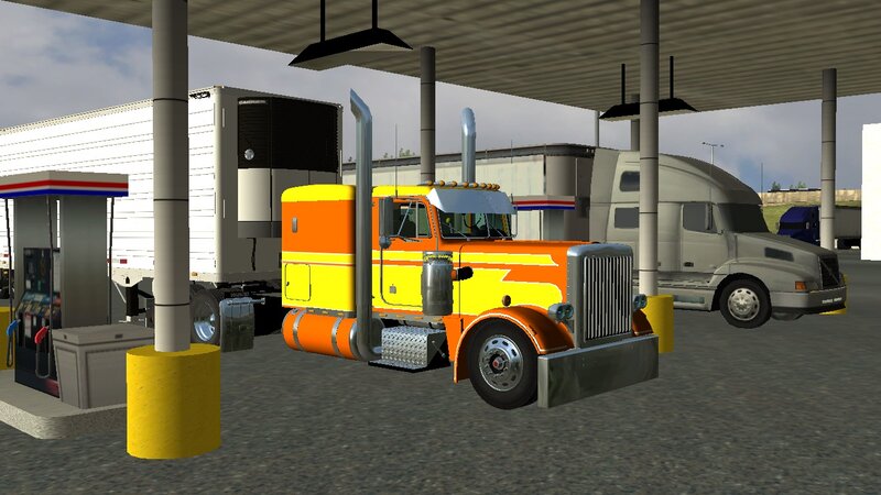 Orange and Yellow Truck