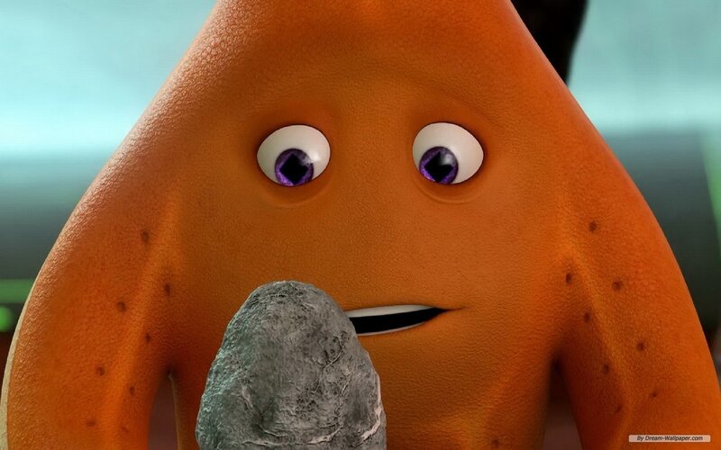 Orange Animated Character