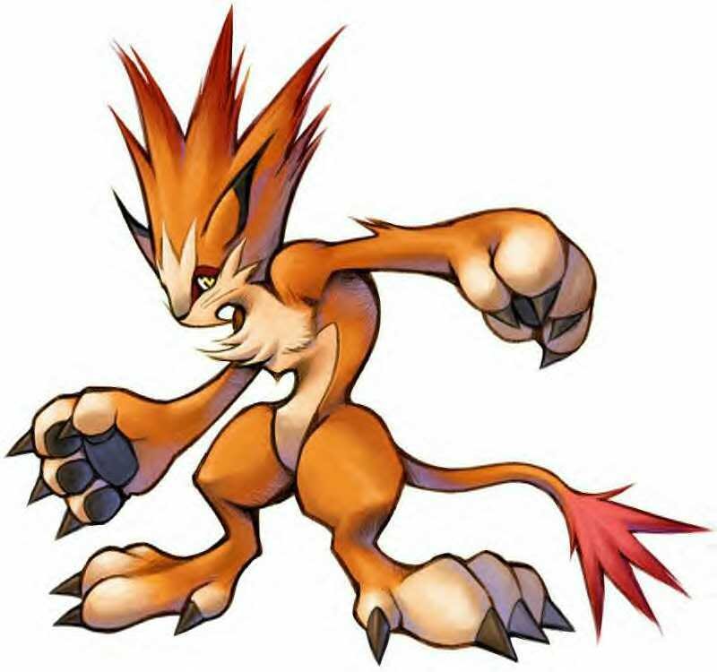 Orange Anthropomorphic Creature