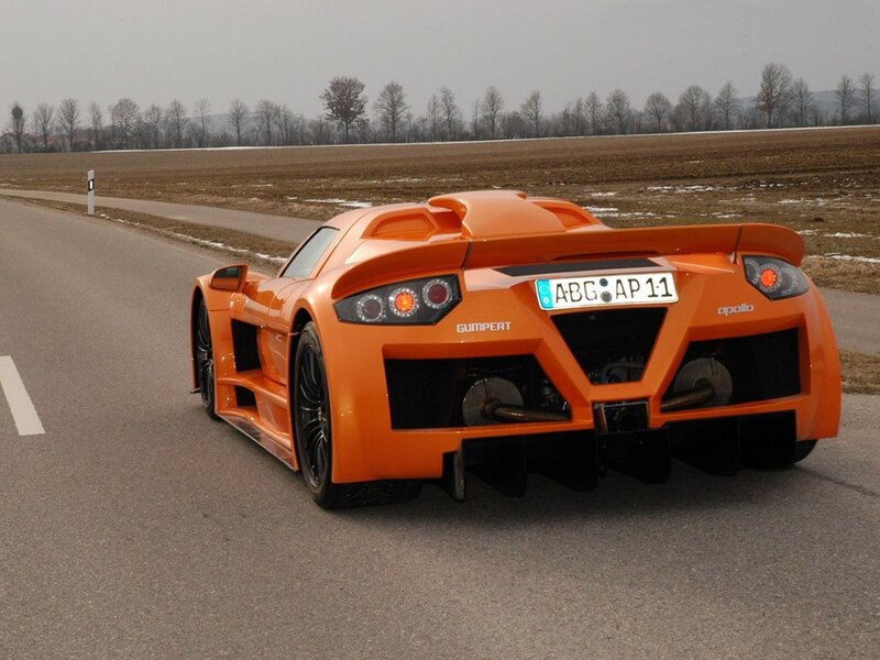 orange Apollo Gumpert sports car
