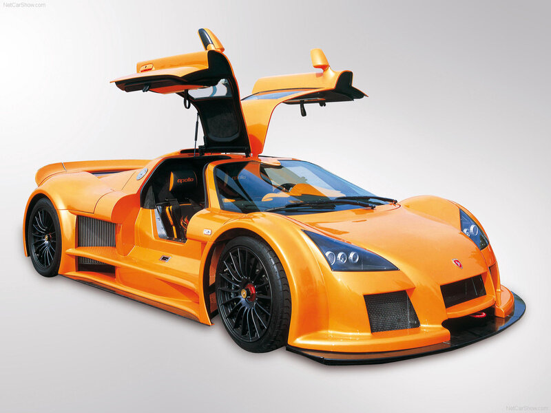 orange Apollo Intensa sports car