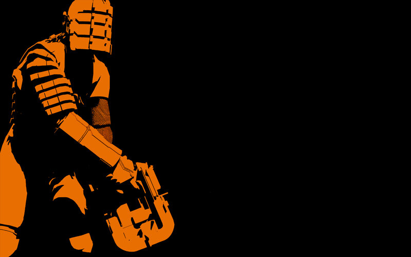 orange armored soldier silhouette