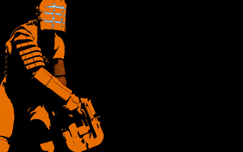 orange armored soldier silhouette