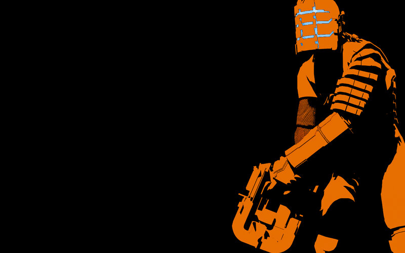 orange armored soldier silhouette