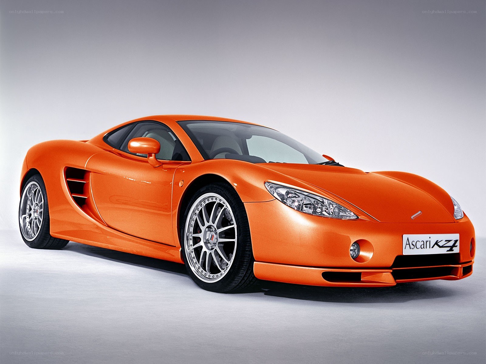Orange Ascari K4 racing car