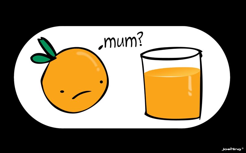 orange asks for mum