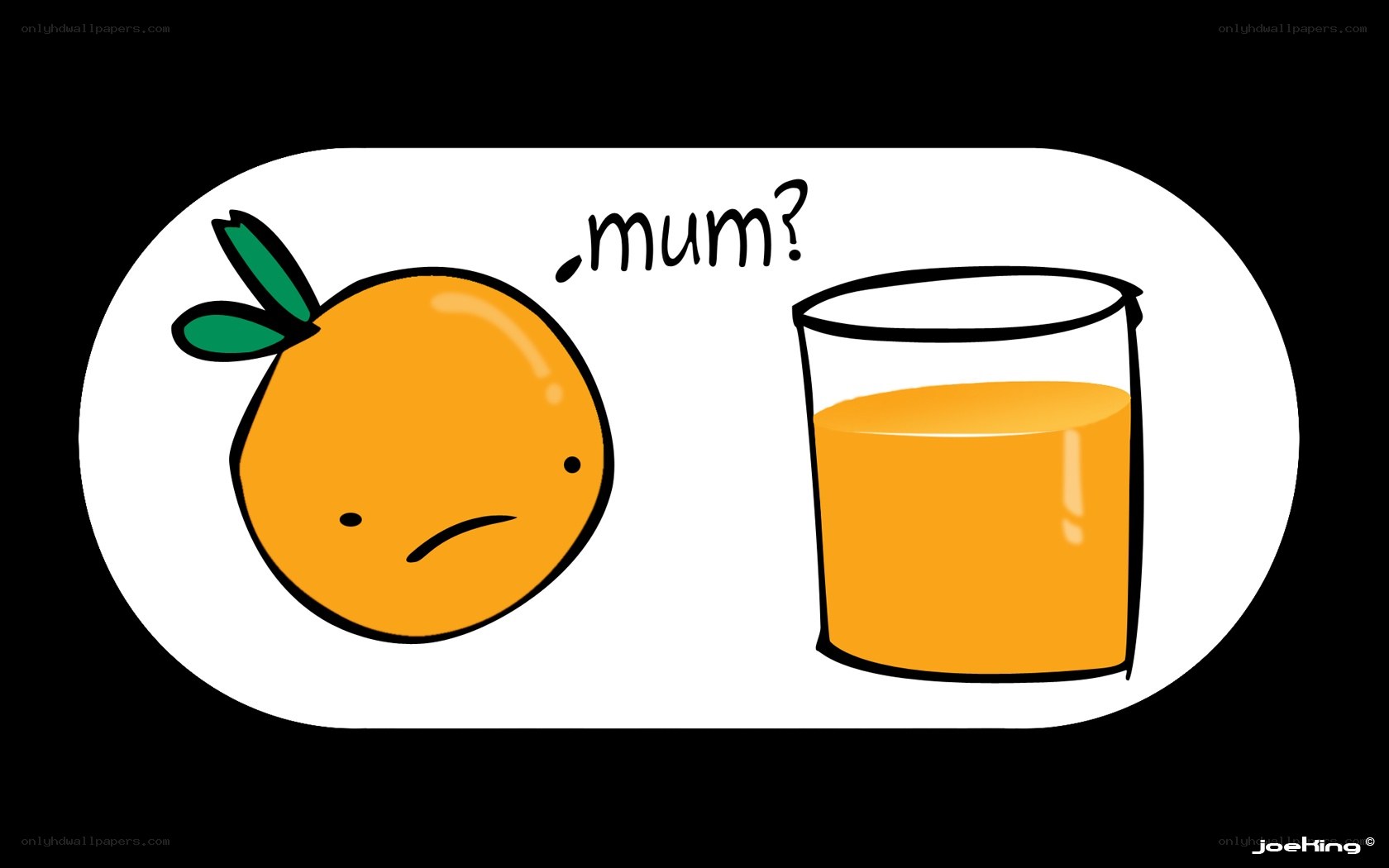 orange asks for mum