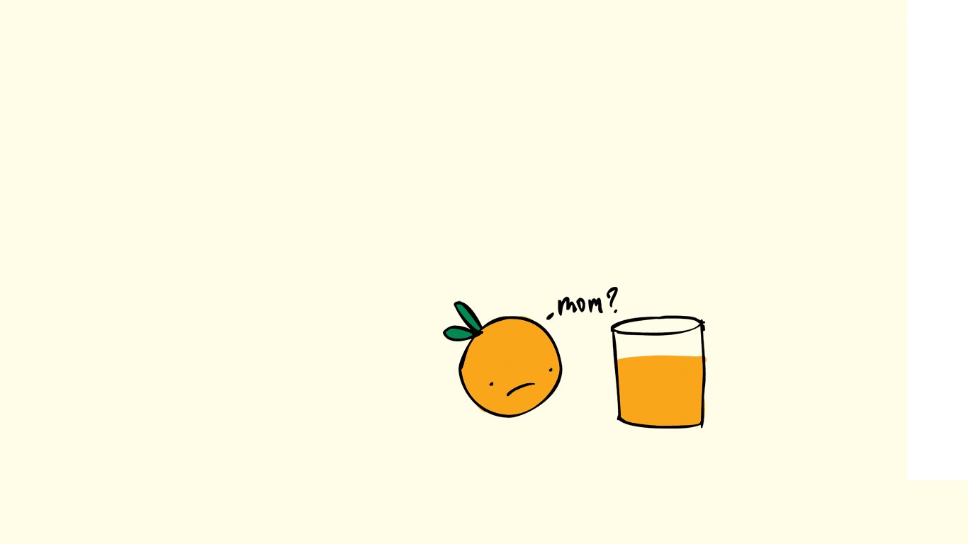 orange asks mom