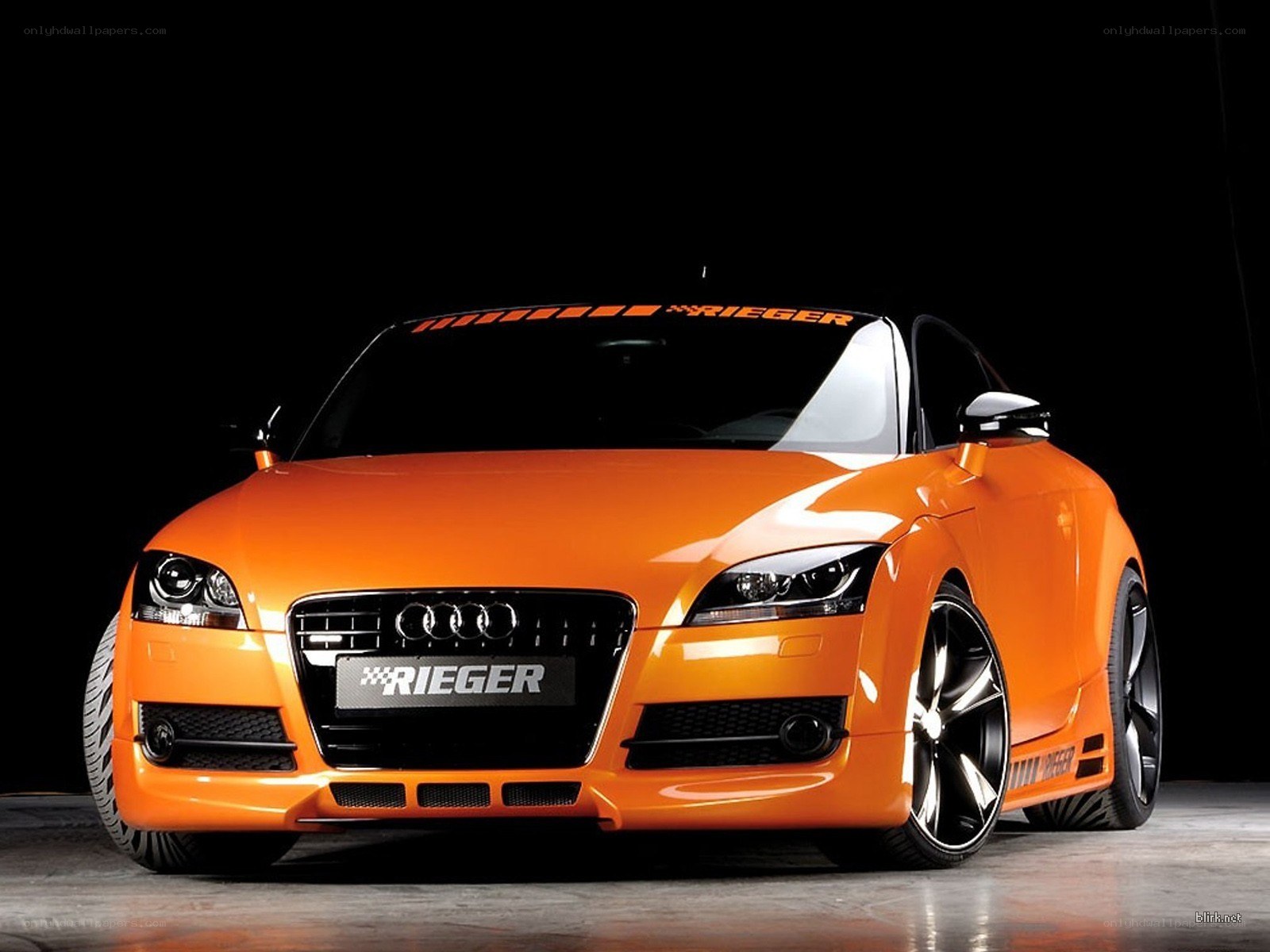 Orange Audi TT by Rieger