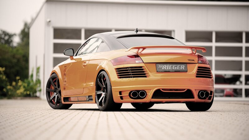 Orange Audi TT Car — Neutral, Photograph