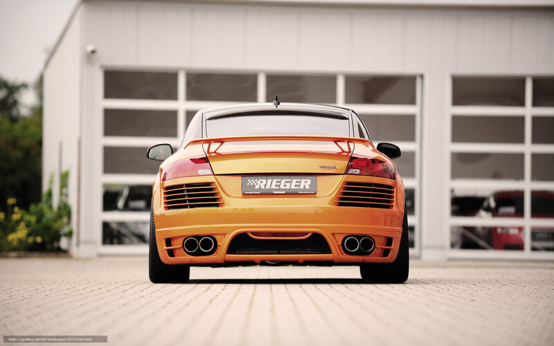 Orange Audi TT Car — Neutral