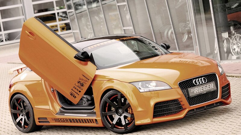 Orange Audi TT Car — Showcase