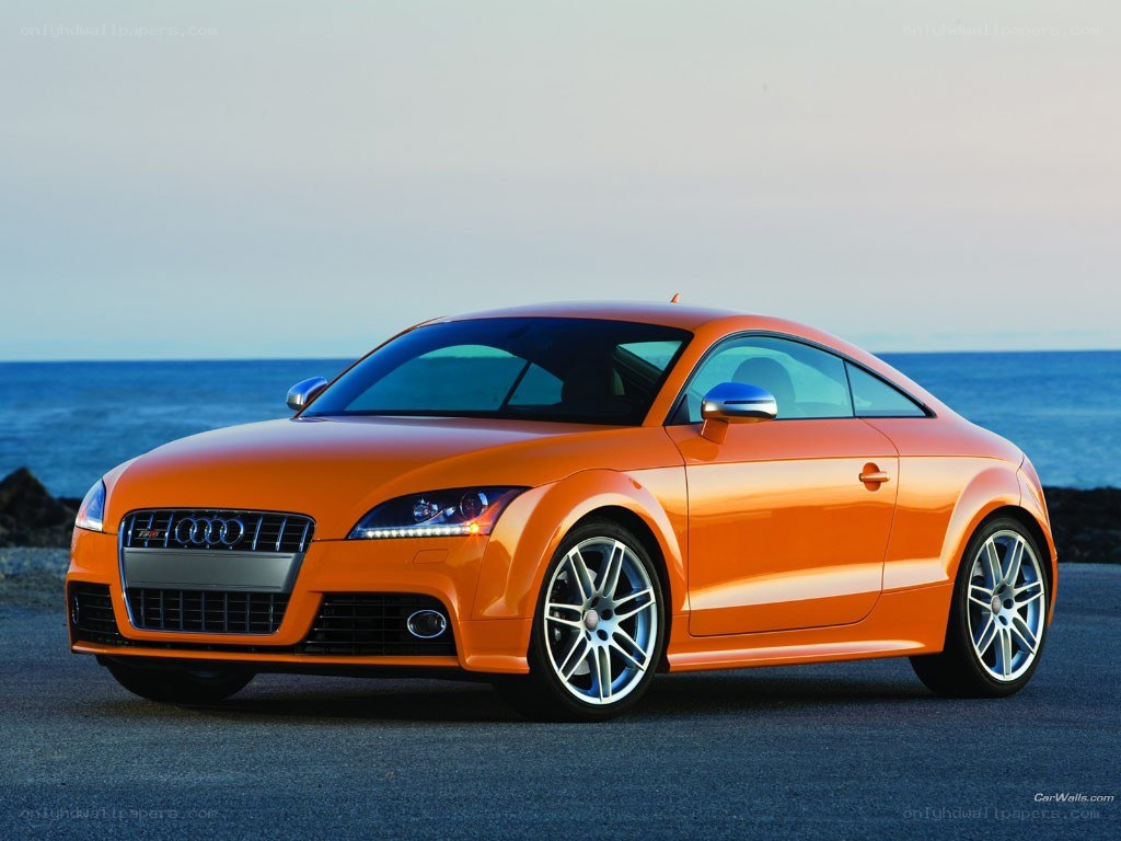 Orange Audi TT Coupe