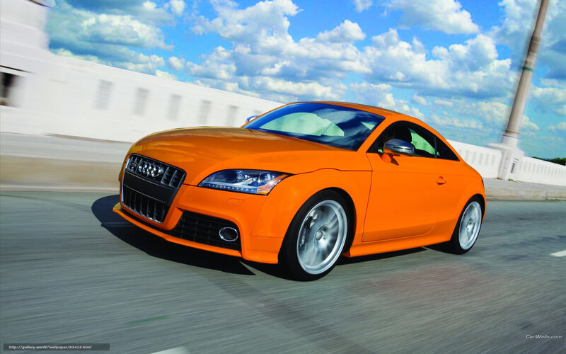 Orange Audi Tt Coupe — Dynamic