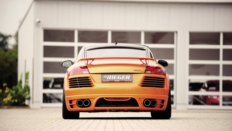 Orange Audi TT