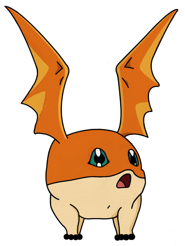 orange bat-like creature