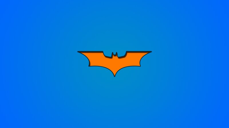 Orange Bat Symbol