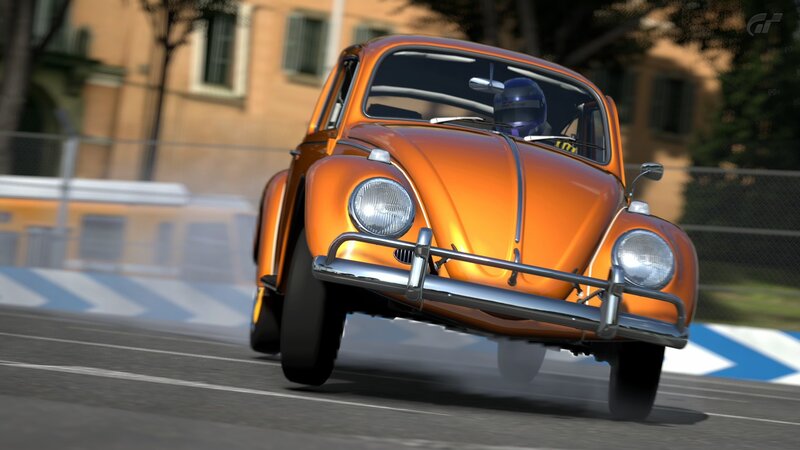 Orange Beetle Car