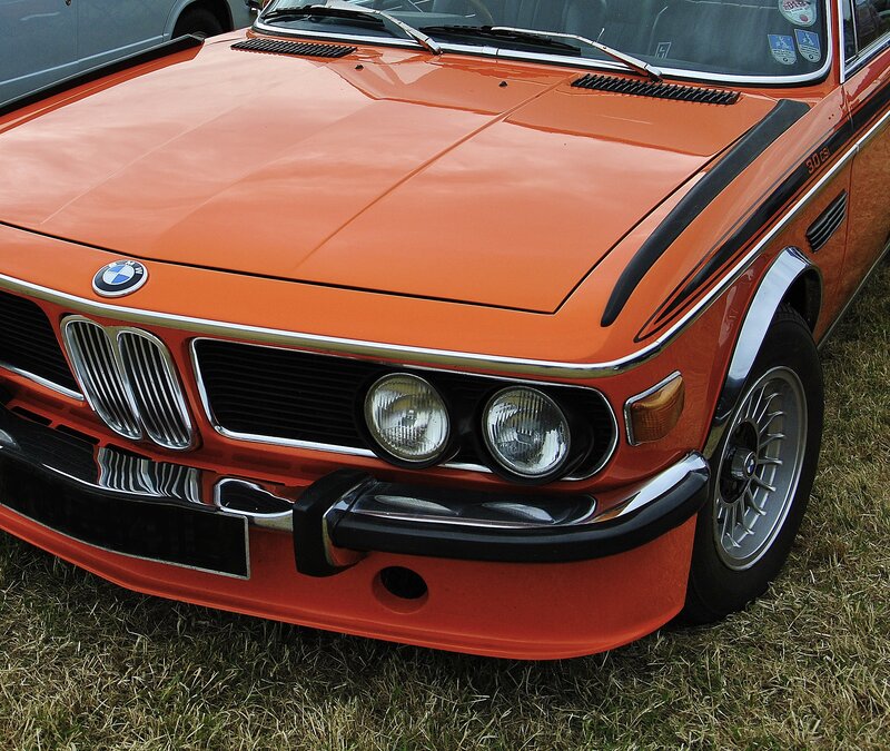 Orange BMW Car — Calm