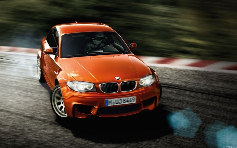 Orange BMW Car — Dynamic