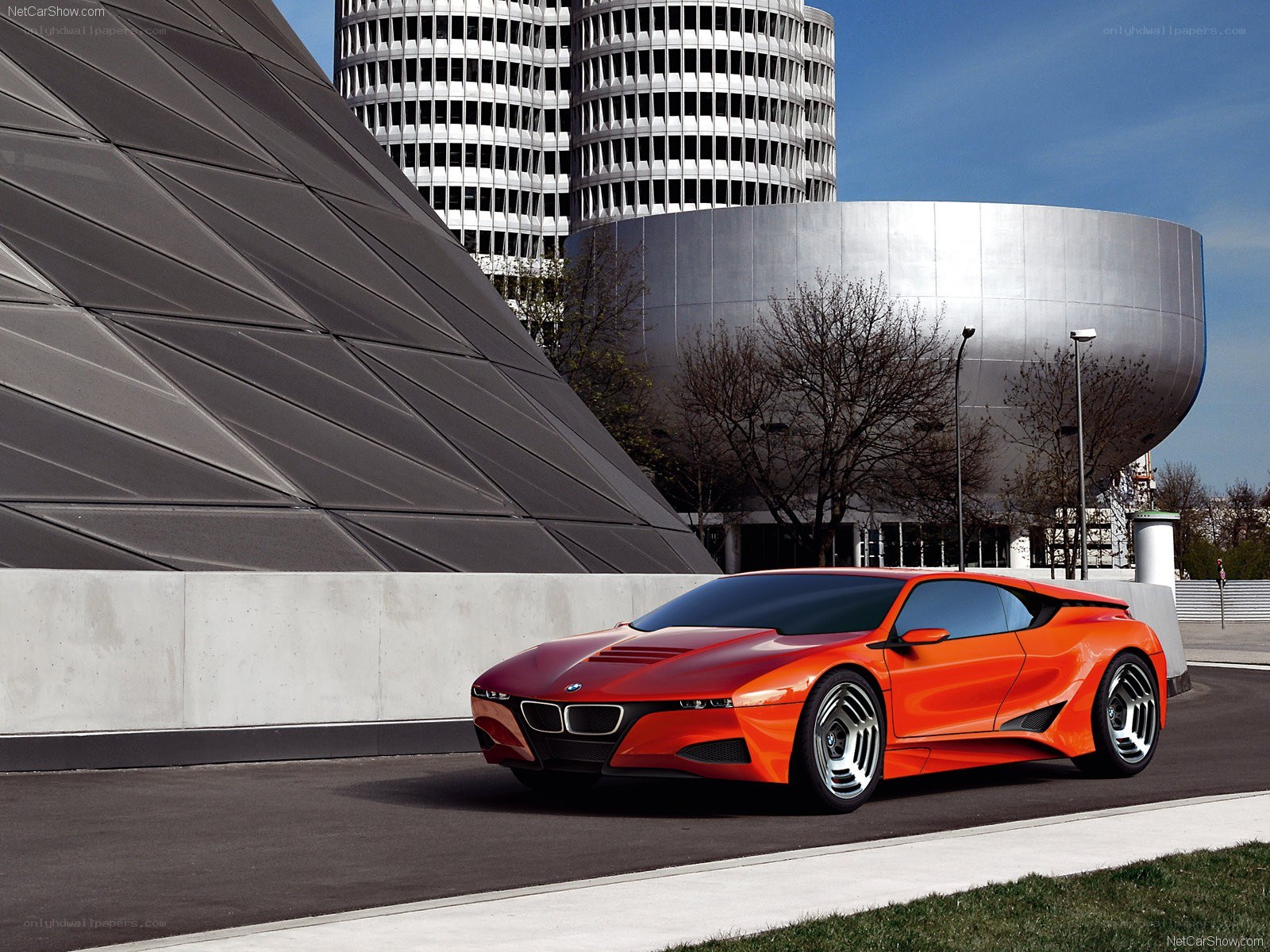 Orange BMW concept car
