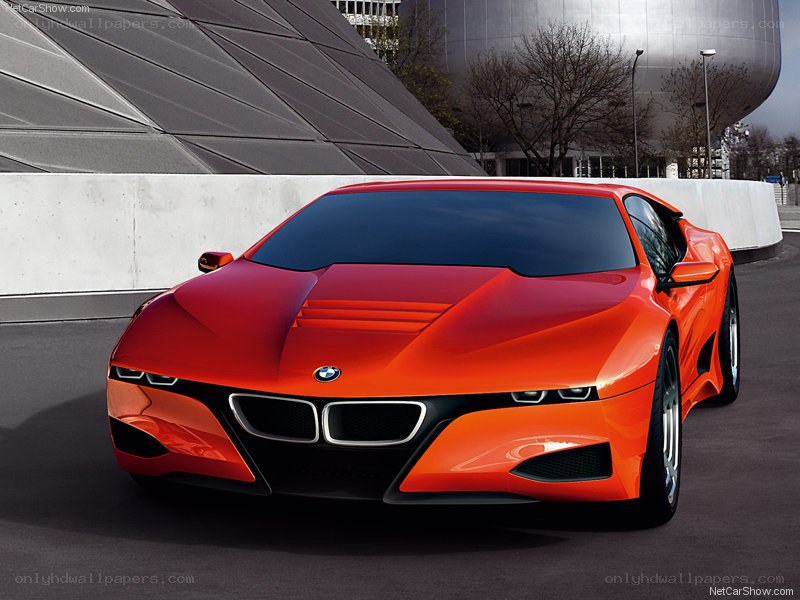 Orange BMW Concept Car