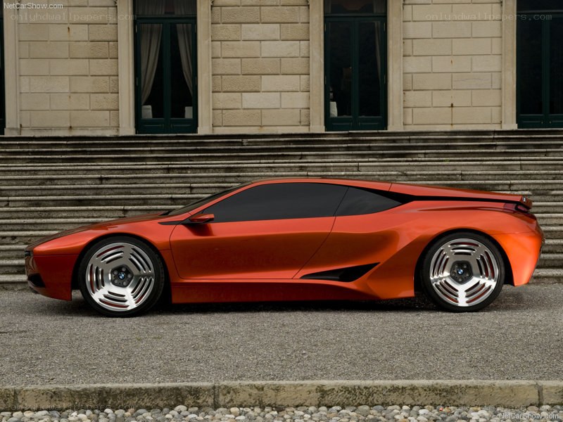 orange BMW concept car