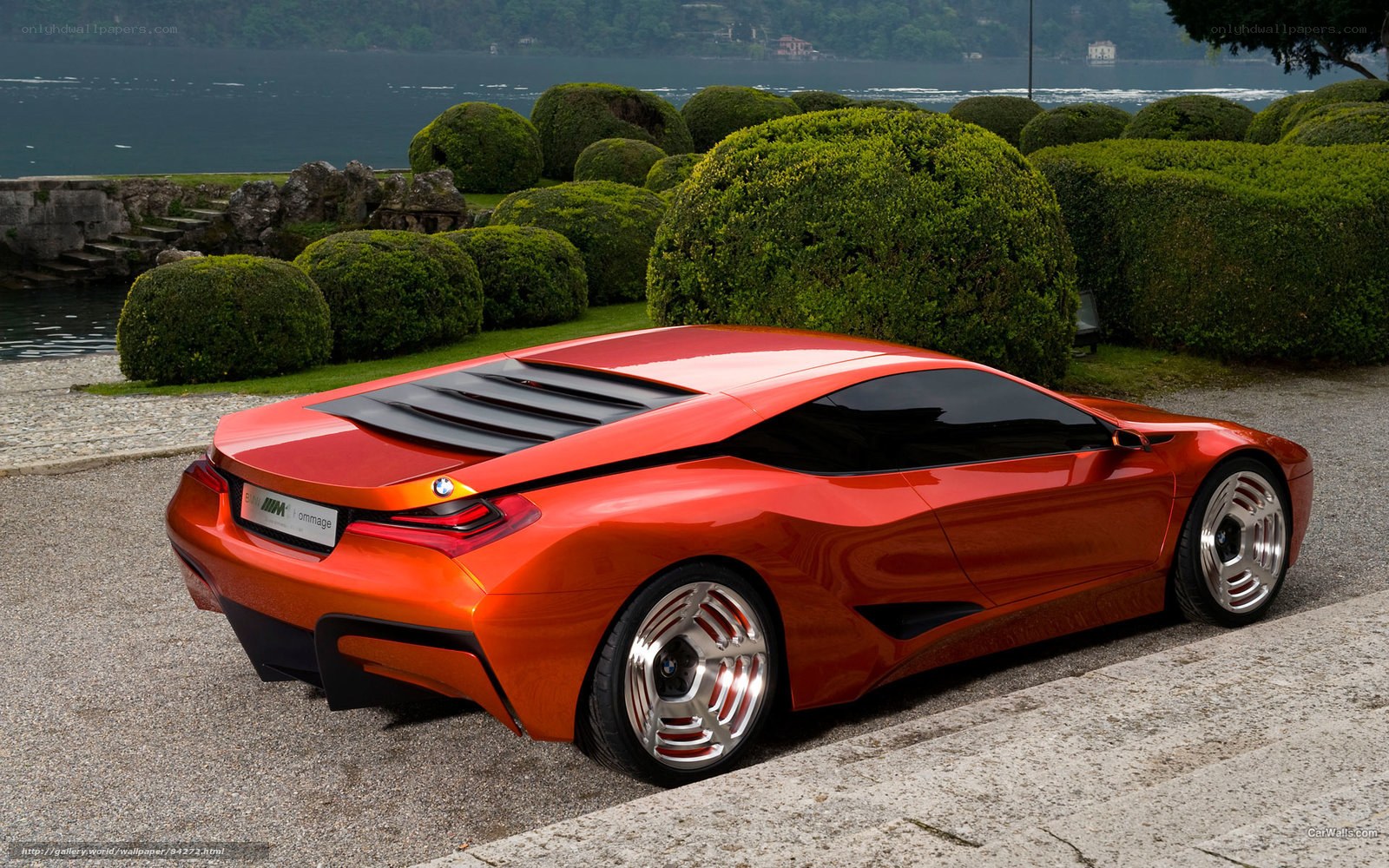 Orange BMW Concept Car