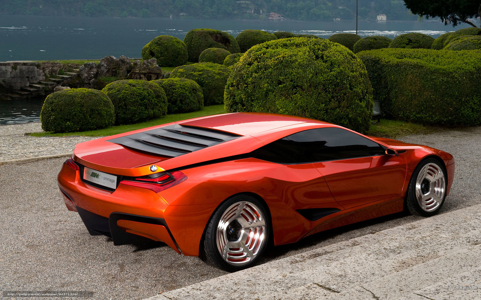 Orange BMW Concept Car