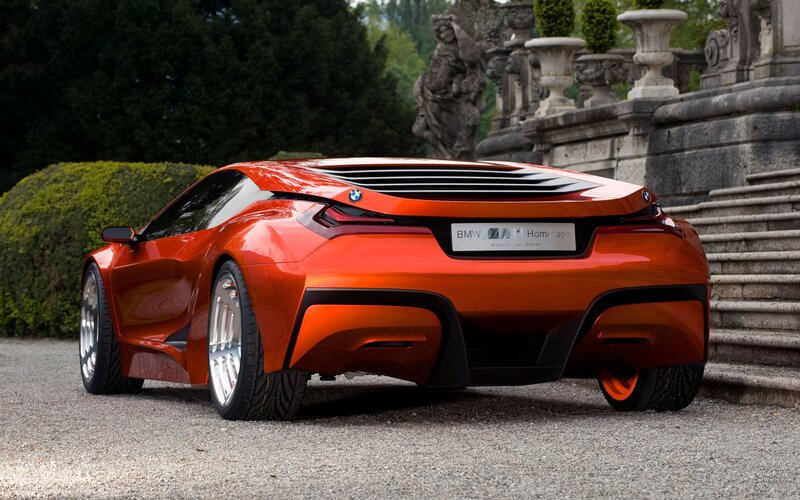 Orange BMW concept car