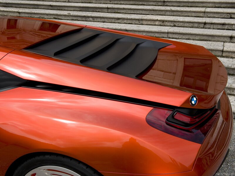 Orange BMW Concept Car — Modern