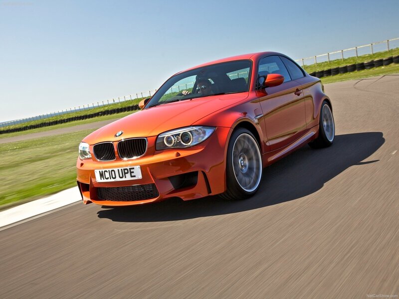 Orange BMW Coupe — Dynamic