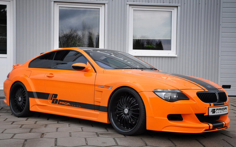 Orange BMW Coupe — Neutral