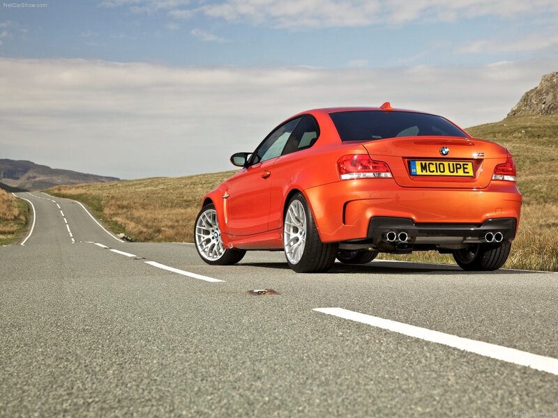 Orange BMW Coupe — Open