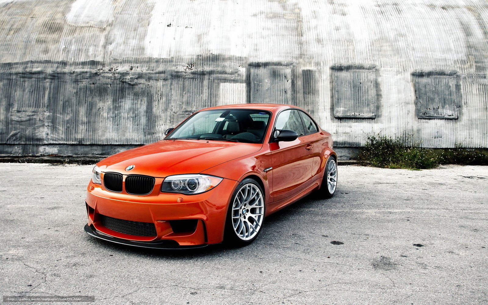 Orange BMW Coupe