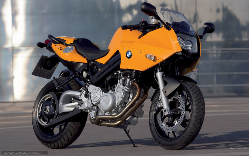 orange BMW F800S motorcycle