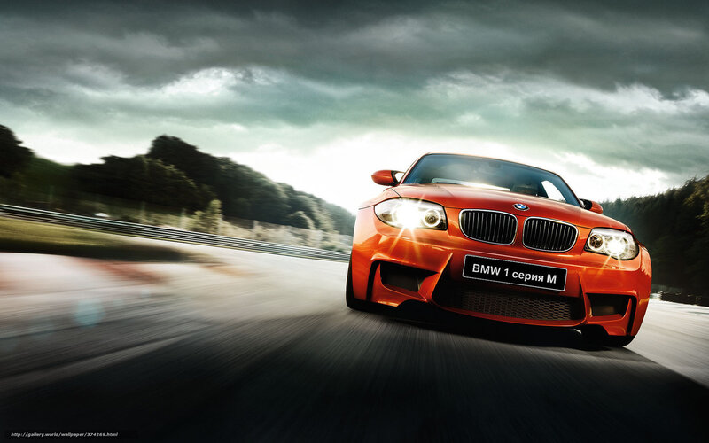 Orange BMW M1 Car — Red