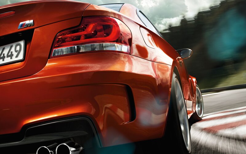 Orange BMW M2 Car