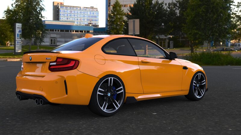 Orange BMW M2 Coupe