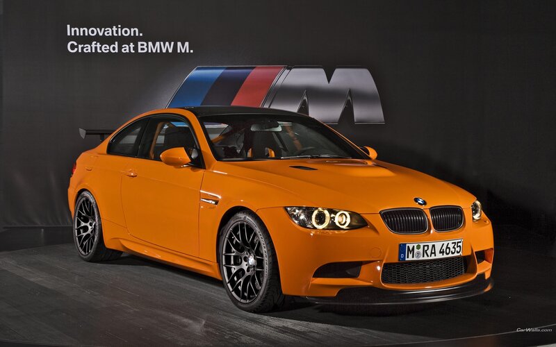 Orange BMW M3 Coupe
