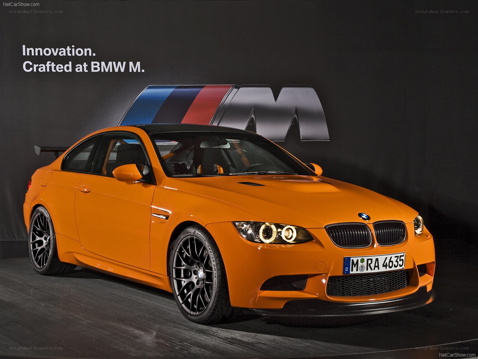 Orange BMW M3 Coupe