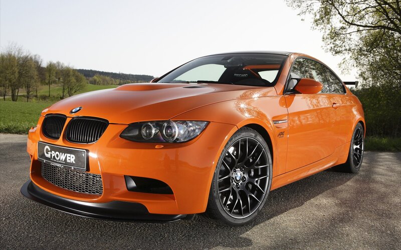 Orange BMW M3 Coupe — Calm, Afternoon