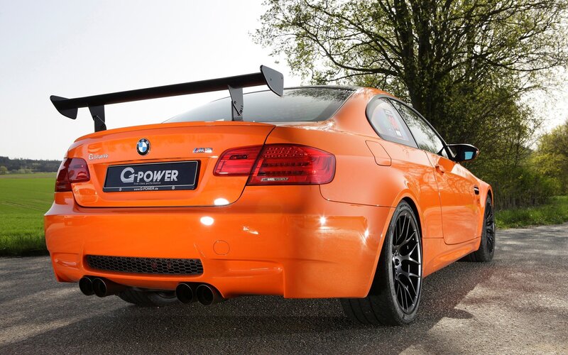 Orange BMW M3 Coupe — Calm, Spring, Photograph