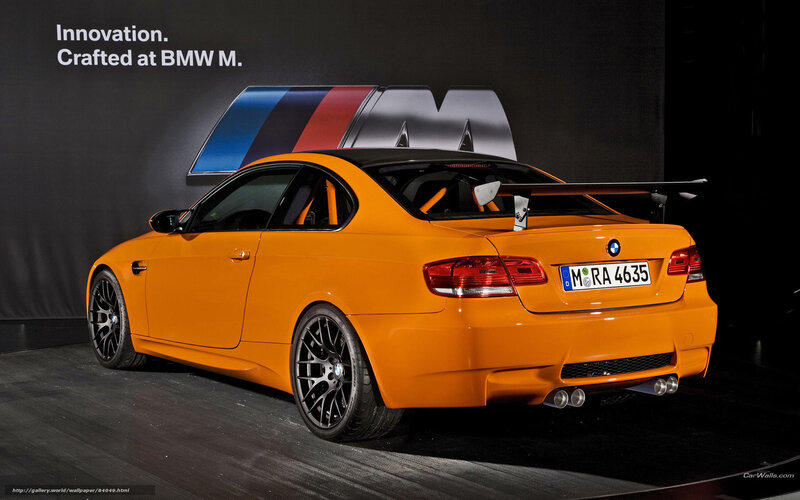 Orange BMW M3 Coupe — Dramatic, Photograph