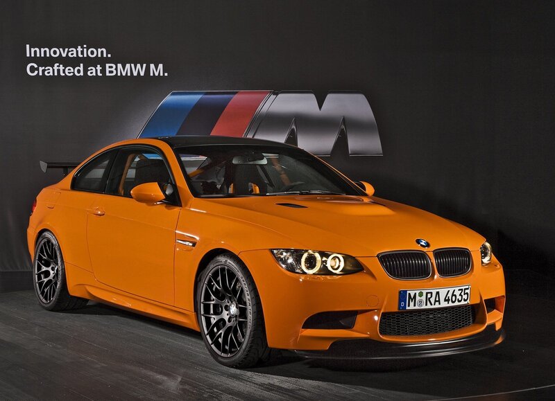 Orange BMW M3 Coupe — Logo